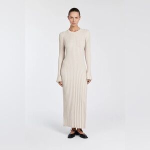 Dissh ADA STONE LONG SLEEVE MIDI DRESS